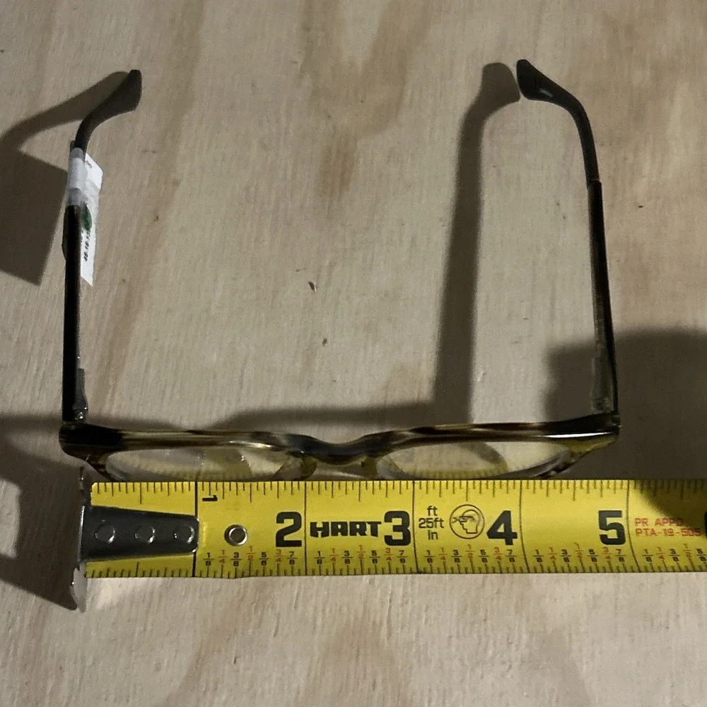 Jonas Paul Paul Paige Striped Maple Eyeglasses Frame 46-16-130 NWT